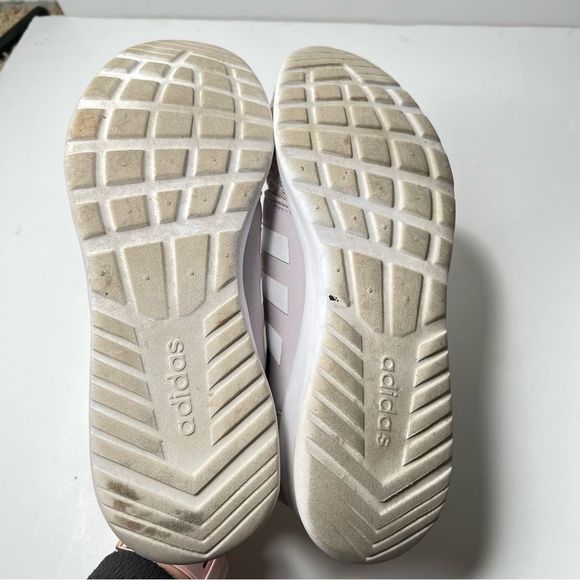 Adidas Women's QT Racer Pink Lavender Memory Foam Running Shoes Size 9.5 - Picture 6 of 8